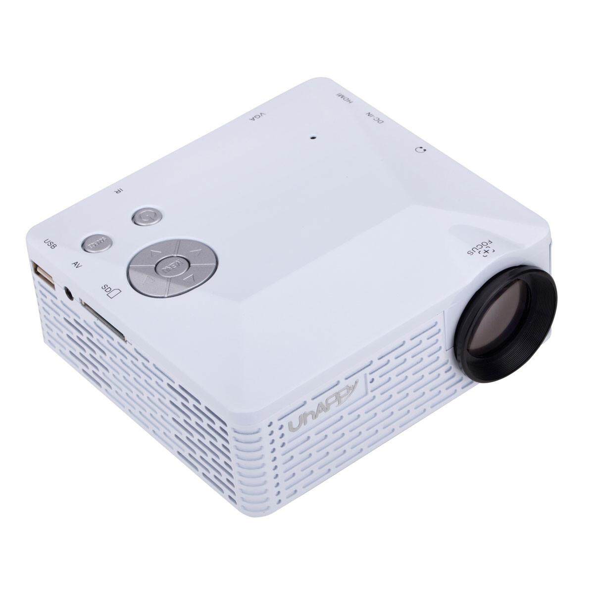 Bessky 500 lumens Đa Phương Tiện Di Động HD LED Máy Chiếu Gia Đình Đa Năng