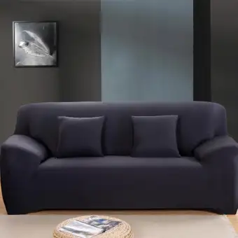 Stretch Polyester Sofa Slipcover Elastic Non Slip Pure Color Soft Sofa Slipcover Elastic Non Slip