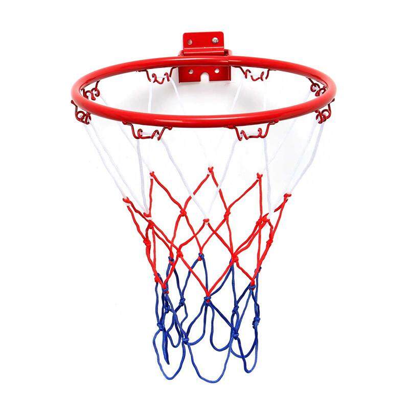 โปรโมชั่น 32cm/45cm Wall Mounted Hanging Basketball Goal Hoop Rim Net