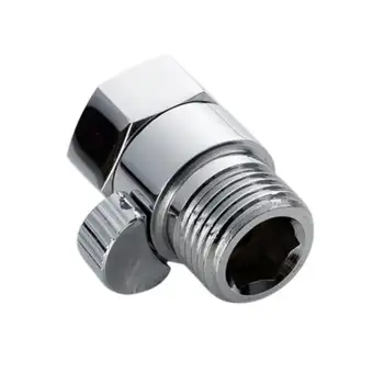 Loviver Bathroom Shower Arm Diverter Shut Off Valve Shower Head