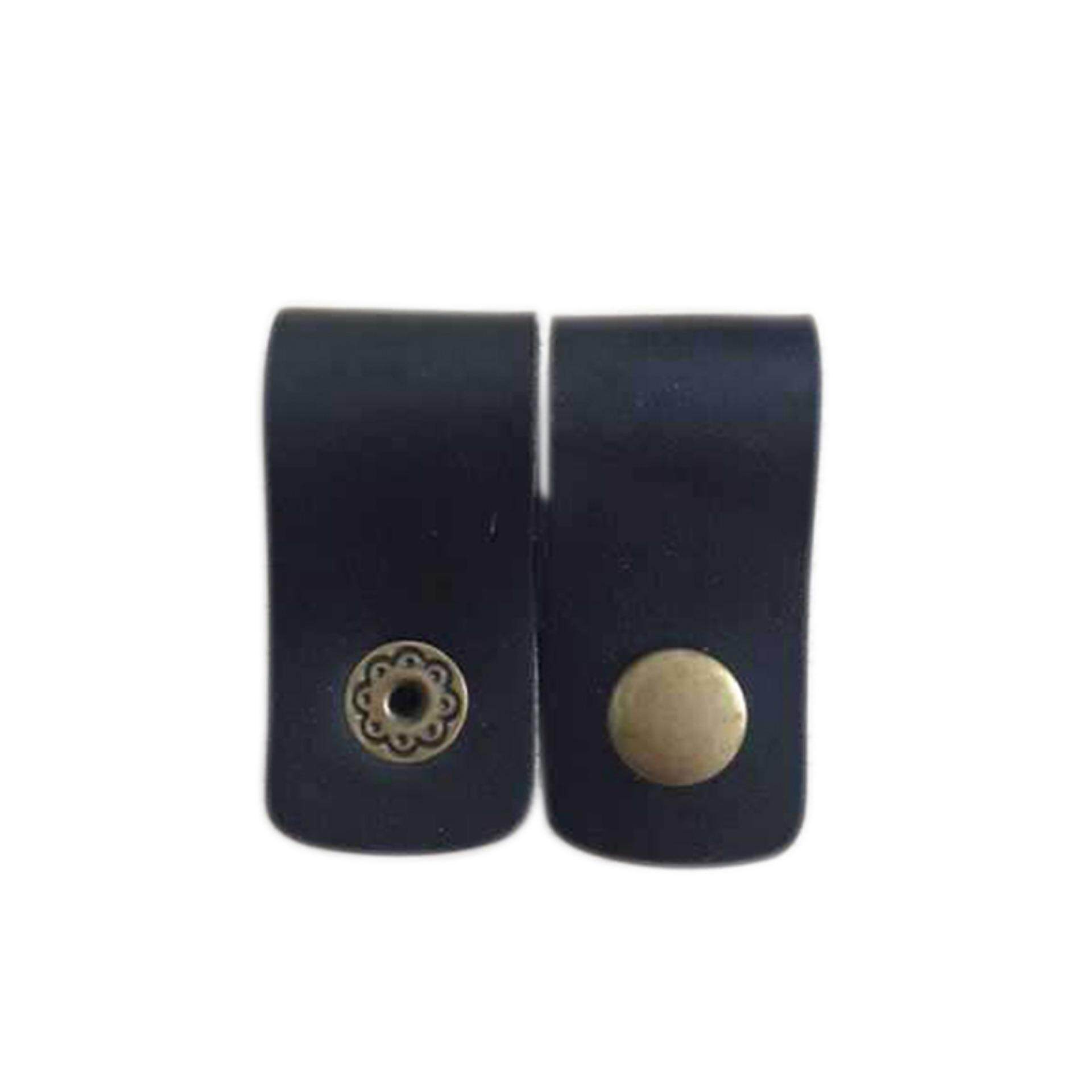 2Pcs Handy Leather Headphone Earphones Cable Tie Cord Organizer Winder Wrap hot