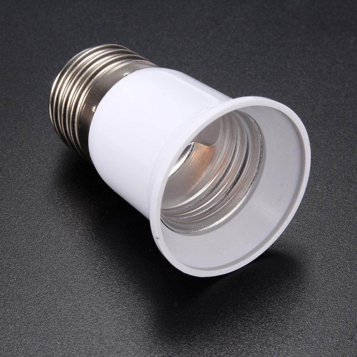 10pcs E27 to E27 Base Screw LED Light Lamp Bulb Holder Adapter Socket Converter 220V