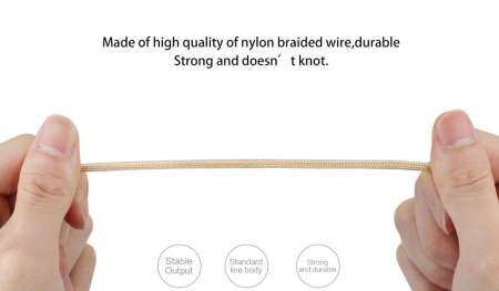 Auswaur ที่ชาร์จ iPhone สายเคเบิลไลเทนนิง 1FT (0.25 เมตร) ไนลอนทนทานสายถัก Lightening TO สาย USB สำหรับ Apple iPhone X/8/8 Plus/7/7 PLUS/6/6 วินาที/6 Plus/6 วินาที PLUS/5/5C/5 วินาที /SE, ไอแพดไอพอด NANO iPod Touch