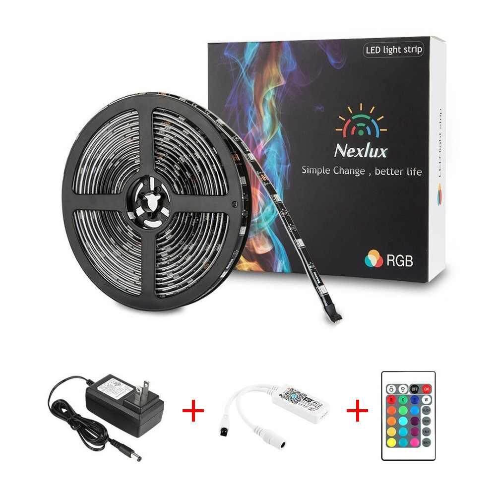 Bsex Đuổi Ước Mơ Màu 5 M Chống Nước 150 Đèn LED 5050 32.8ft RGB Dây ĐÈN LED Ánh Sáng