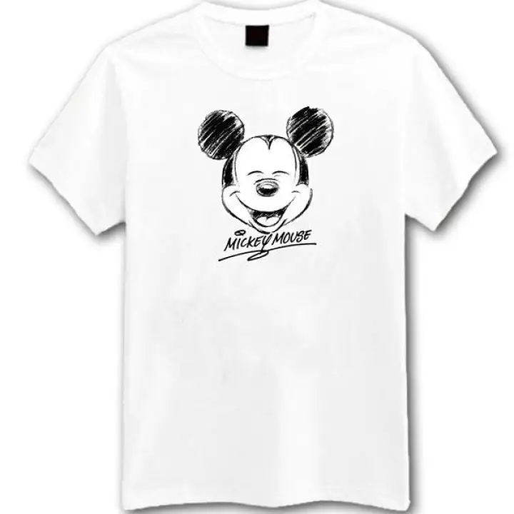 white mickey shirt