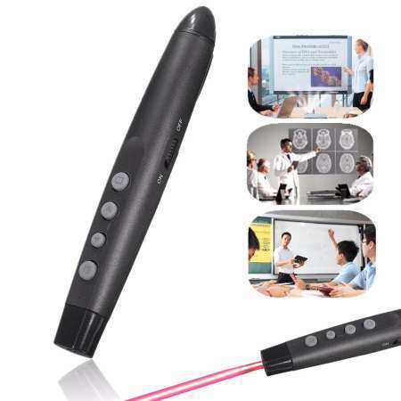 ลดพิเศษตอนนี้ USB นำเสนอแสงเลเซอร์สีแดงปากกาพอยน์เตอร์รีโมท Contol Clicker
Lecture มองหาของดี