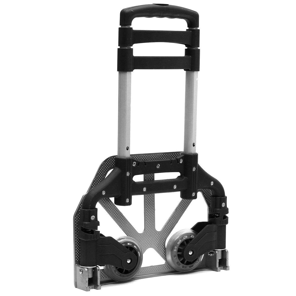 80Kg Heavy Duty Folding Hand Sack Industrial Trolley Cart Warehouse Car Truck black