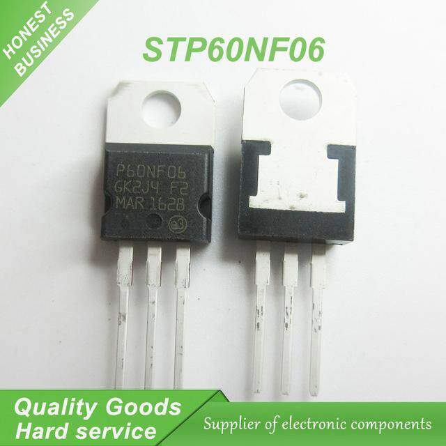 5pcs STP60NF06 P60NF06 60N06 60NF06 TO-220 วงจรรวม IC - LALAmall - ThaiPick