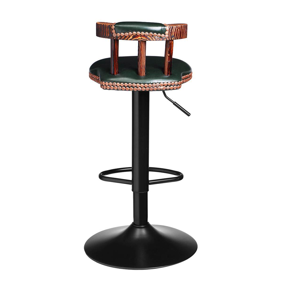 Da Vintage Ăn Sáng Thanh Phân Xoay Barstools Nhà Bếp Để Chân Ghế