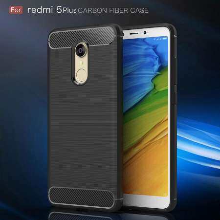 สำหรับ Xiaomi Redmi 5 Plus Case, Luxury TPU นุ่มกันกระแทกหนังฝาครอบคาร์บอนไฟเบอร์ออกแบบเคสใส่โทรศัพท์ สำหรับ Xiaomi Redmi 5 Plus Case, Luxury TPU นุ่มกันกระแทกหนังฝาครอบคาร์บอนไฟเบอร์ออกแบบเคสใส่โทรศัพท์