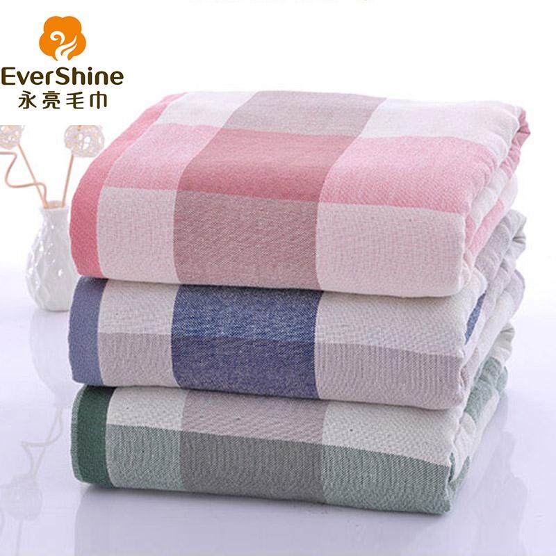 YONLIA 100% Cotton Vải Xô Tiếng Nhật Kẻ Sọc Nam Giới Và Phụ Nữ 100% Cotton Mềm Mại 100% Cotton Hút Nước Tắm Đồ Gia Dụng Khăn Tắm Người Lớn