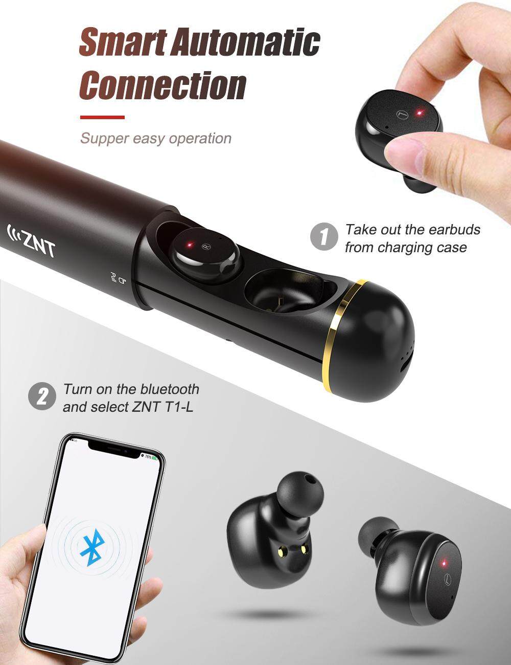 ลดราคาต่ำสุดฉลองยอดขาย หูฟัง ZNT ZNT T1-L หูฟังเอียร์บัด ไร้สาย บลูทูธ 5.0 ดีจริง ๆ ลดราคาต่ำสุดฉลองยอดขาย หูฟัง ZNT ZNT T1-L หูฟังเอียร์บัด ไร้สาย บลูทูธ 5.0 ดีจริง ๆ