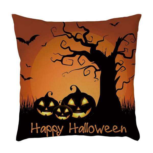 Halloween Nhà Xe Giường Sofa Trang Trí Chữ Gối Đệm