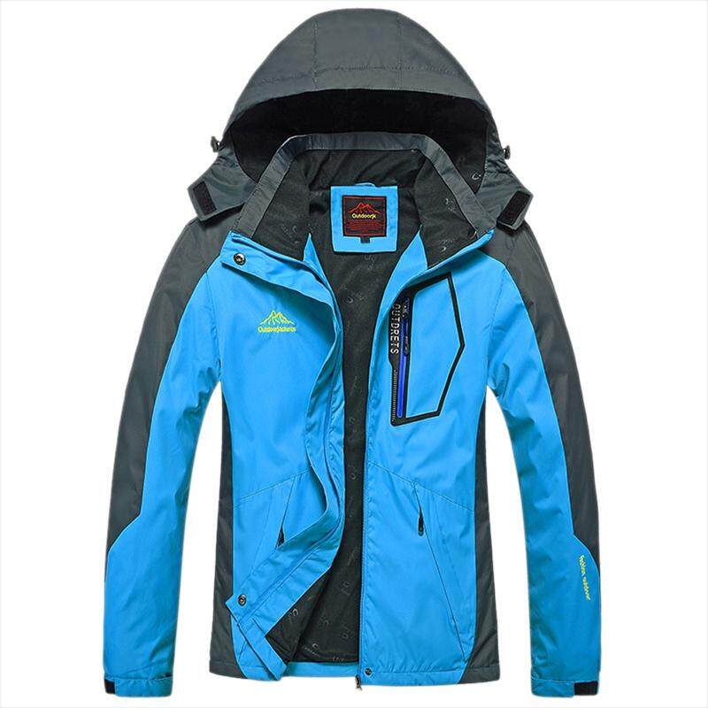 Spring autumn Women Outdoor jacket Windproof Camping Hiking sports coat fishing tourism mountain jackets waterproof women blue M