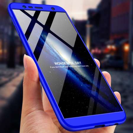 Hossen For Samsung J4 Plus/ J4 Prime 3 in 1 360 Degree Non-slip Shockproof Full Protective Case
