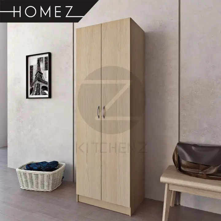 Homez 2 Door Wardrobe Solid Board Hmz Wd Dt 6000 With Large