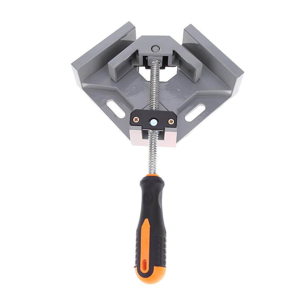 Aluminum Alloy Adjustable Single Handle Right Angle Clamp Carpenter Clip Woodwork Engineering Welding Tool - intl