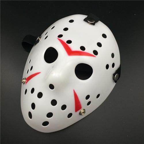 1Pcs Horror Movie Hockey Mask Jason Voorhees Cosplay Party Props Scary Carnaval Halloween Mask Masquerade Mascaras Disfraces