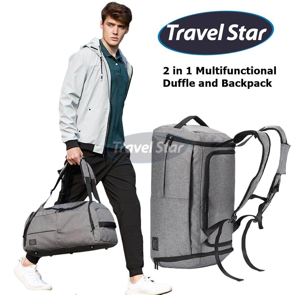 Travel Duffel Bag With Shoes Compartment Sports Gym Bag Folding Organizer  Bag Sport Duffel Bag With Trolley Sleeve | Fruugo AE