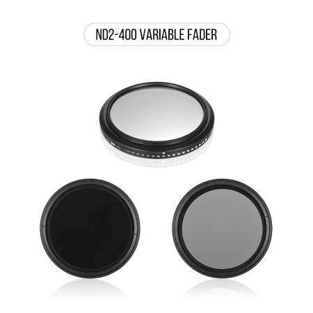 ZOMEI 77mm Ultra Slim Variable Fader ND2-400 Neutral Density ND Filter Adjustable ND2 ND4 ND8 ND16 ND32 to ND400