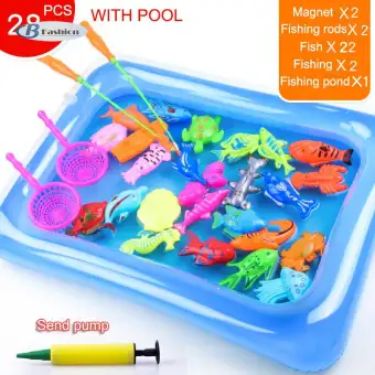 magnetic fishing toy set