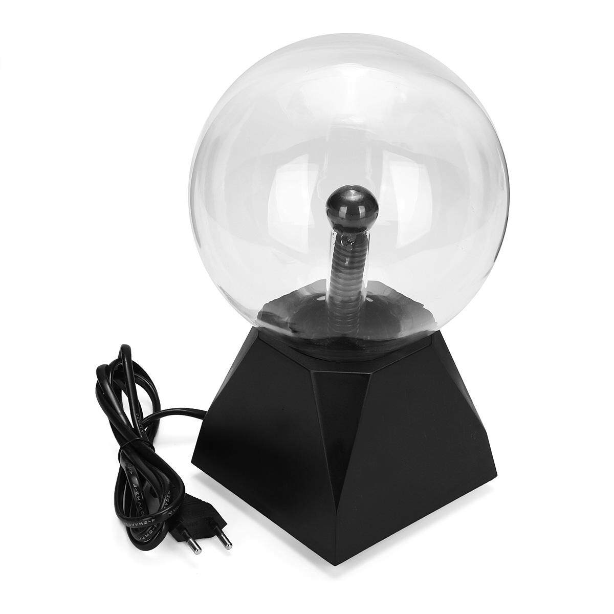 Plasma Ball Touch Black Base USB Sphere Lightning Lamp Light Party Magic 5\" - intl