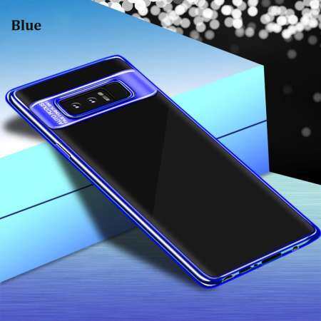 จัดส่งฟรี Ultrathin ชุบ CLEAR Soft เคสคลุมซิลิโคนสำหรับซัมซุงกาแล็คซี่หมายเหตุ 8