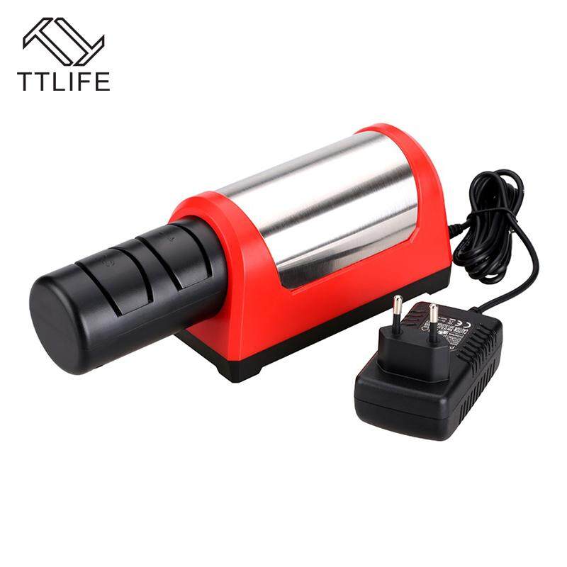 TTLIFE EU Plug Professional Electric Ceramic Sharpener 2 Stage Grinder Rapid Sharpening Ceramic For Kitchen - intl