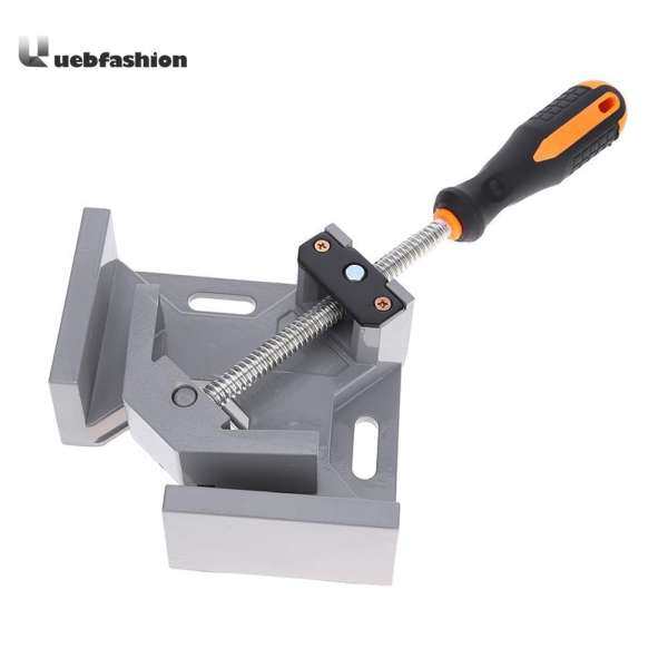 Aluminum Alloy Adjustable Single Handle Right Angle Clamp Carpenter Clip Woodwork Engineering Welding Tool - intl