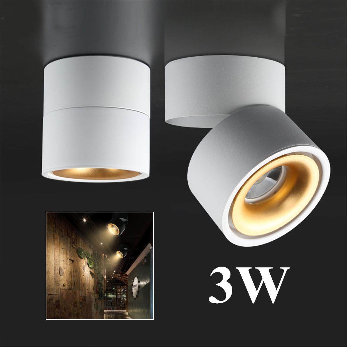 Modern 360-Degree Rotation LED Spotlight Spot Lamp Ceiling Light Light