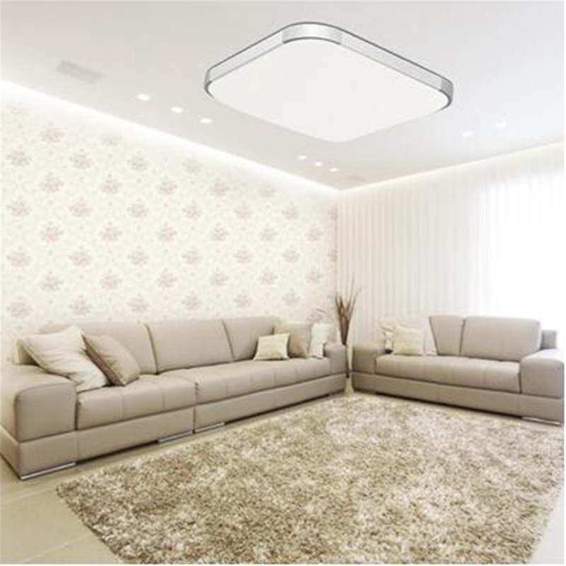 Catwalk LED Square Ceiling Down Light Bedroom Living Room Lamp Surface Mount # White light 48W