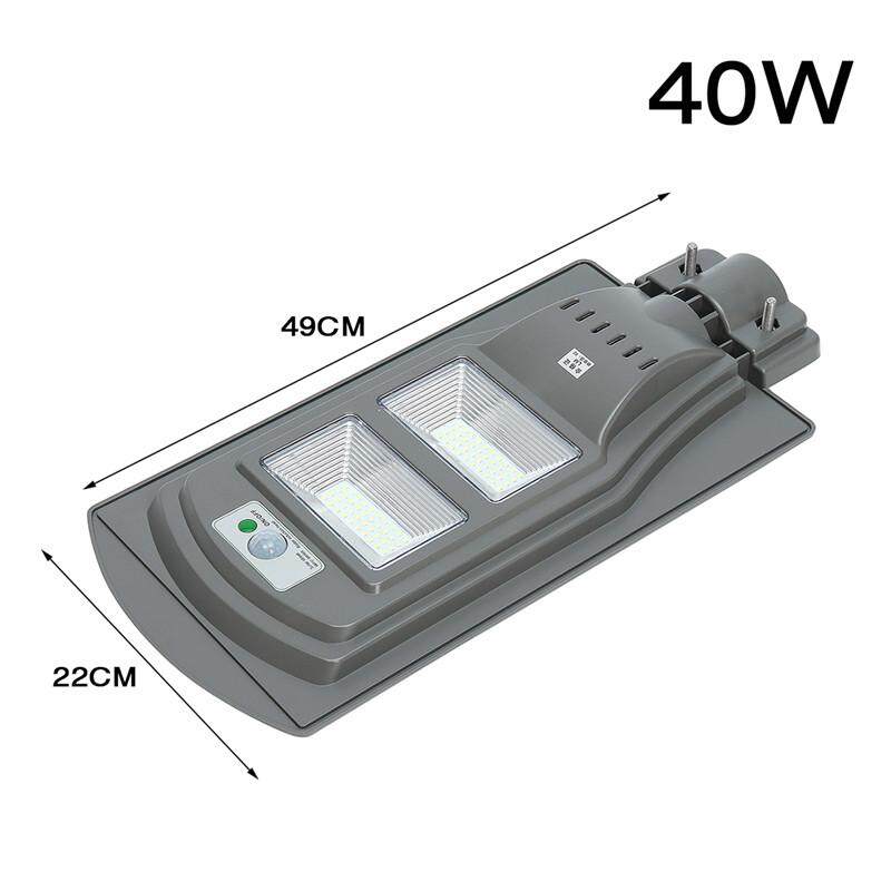 40 Wát LED Chống Thấm Nước Năng Lượng Mặt Trời Chuyển Động Kích Hoạt Cảm Biến Tường Đèn Ngoài Trời