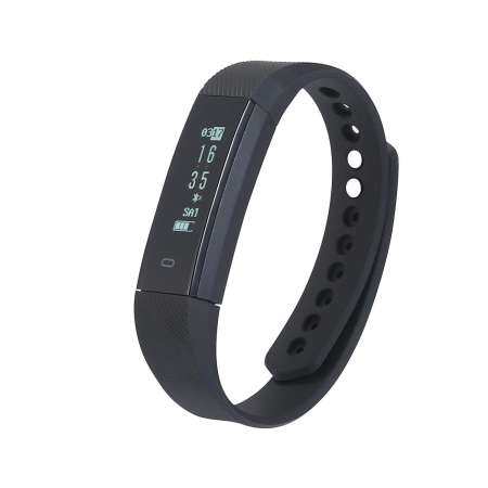 Hos Dog IP67 กันน้ำบลูทูธสมาร์ทรีโมทคอนโทรลจับเวลาสมาร์ทวอท์ช ActivityTracker ฐานเคาน์เตอร์แบนด์การตรวจสอบการนอนหลับสำหรับโทรศัพท์ iOS Android - INTL
