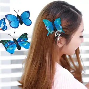 5 Pcs Butterfly Flower Hair Claw Clamp Hair Clips Wedding Party