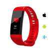 Y5 Tracker Smartwatch กีฬากิจกรรมออกกำลังกายกันน้ำสมาร์ทวอท์ช - ความดันโลหิตสีนาฬิกาข้อมือแบบมีจอสำหรับชาย