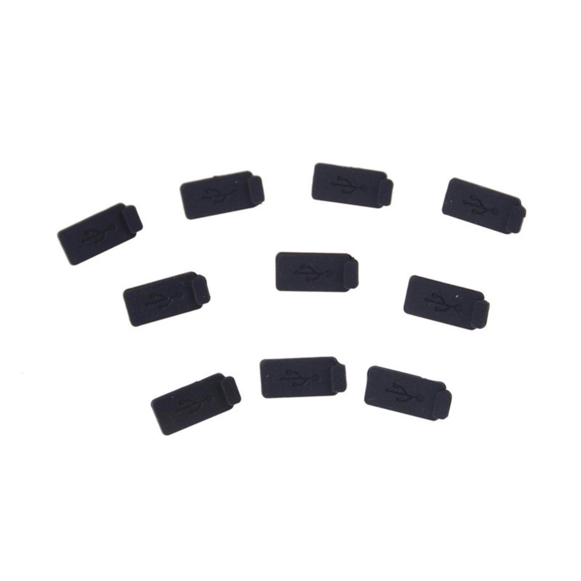Durable Black PC Laptop USB Plug Cover Stopper Rubber Soft Silicon Dust Cap