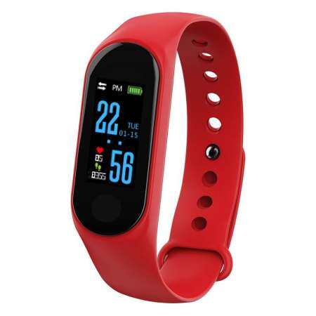 M3 สมาร์ทสร้อยข้อมือจับการทำกิจกรรม Smartwatch กีฬานาฬิกาออกกำลังกายอัจฉริยะสำหรับ Android IOS