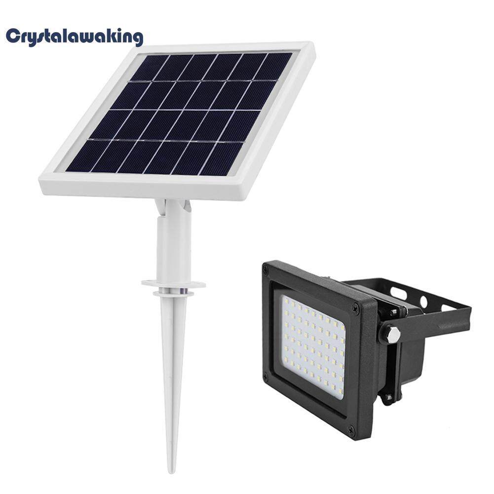 Solar 10W 54LED Light Sensor Flood Spot Lamp Waterproof Outdoor Yard Light outdoor light