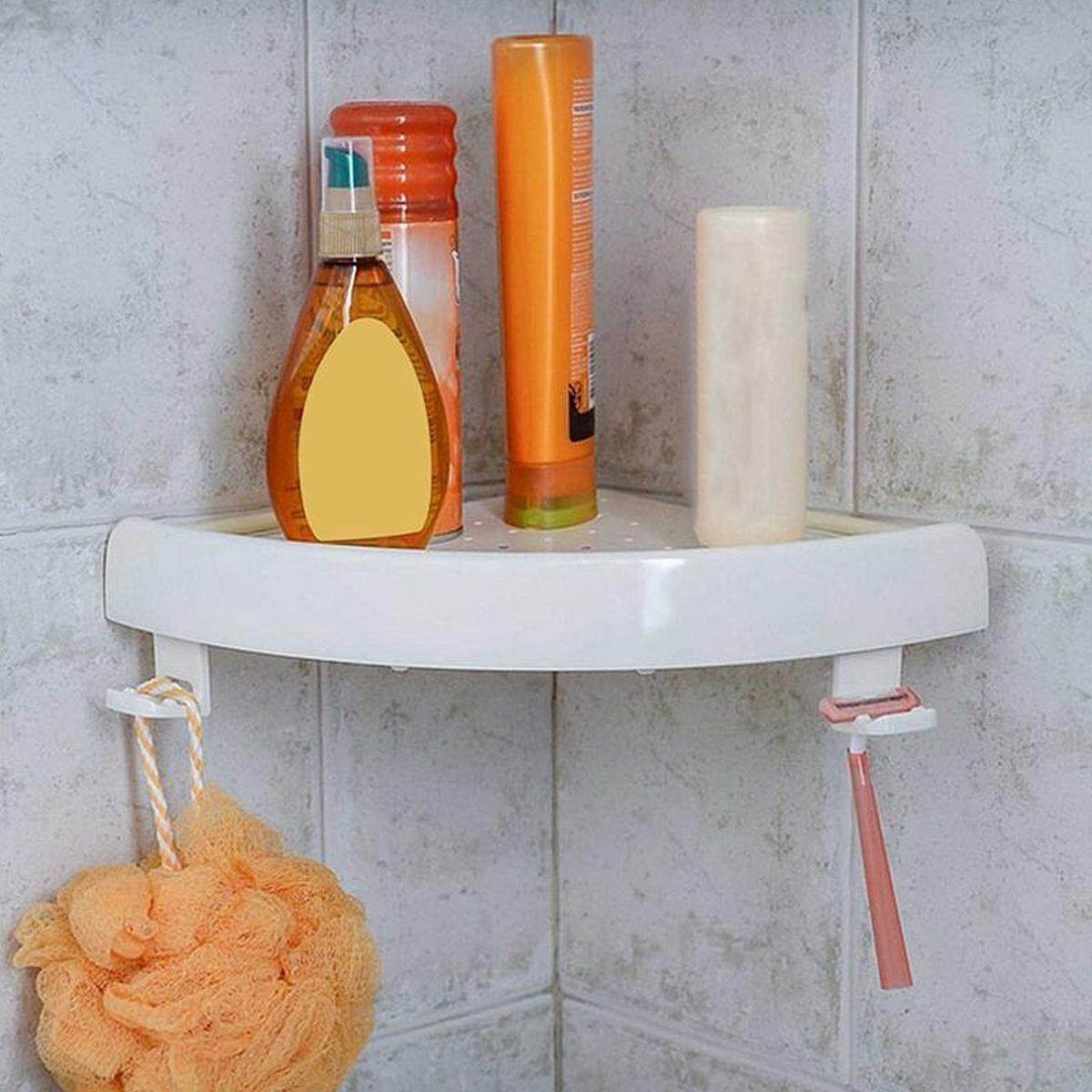Phòng tắm Tắm Góc Lưu Trữ Giá Đỡ Kệ KỆ TẮM Caddy Đựng Giá
