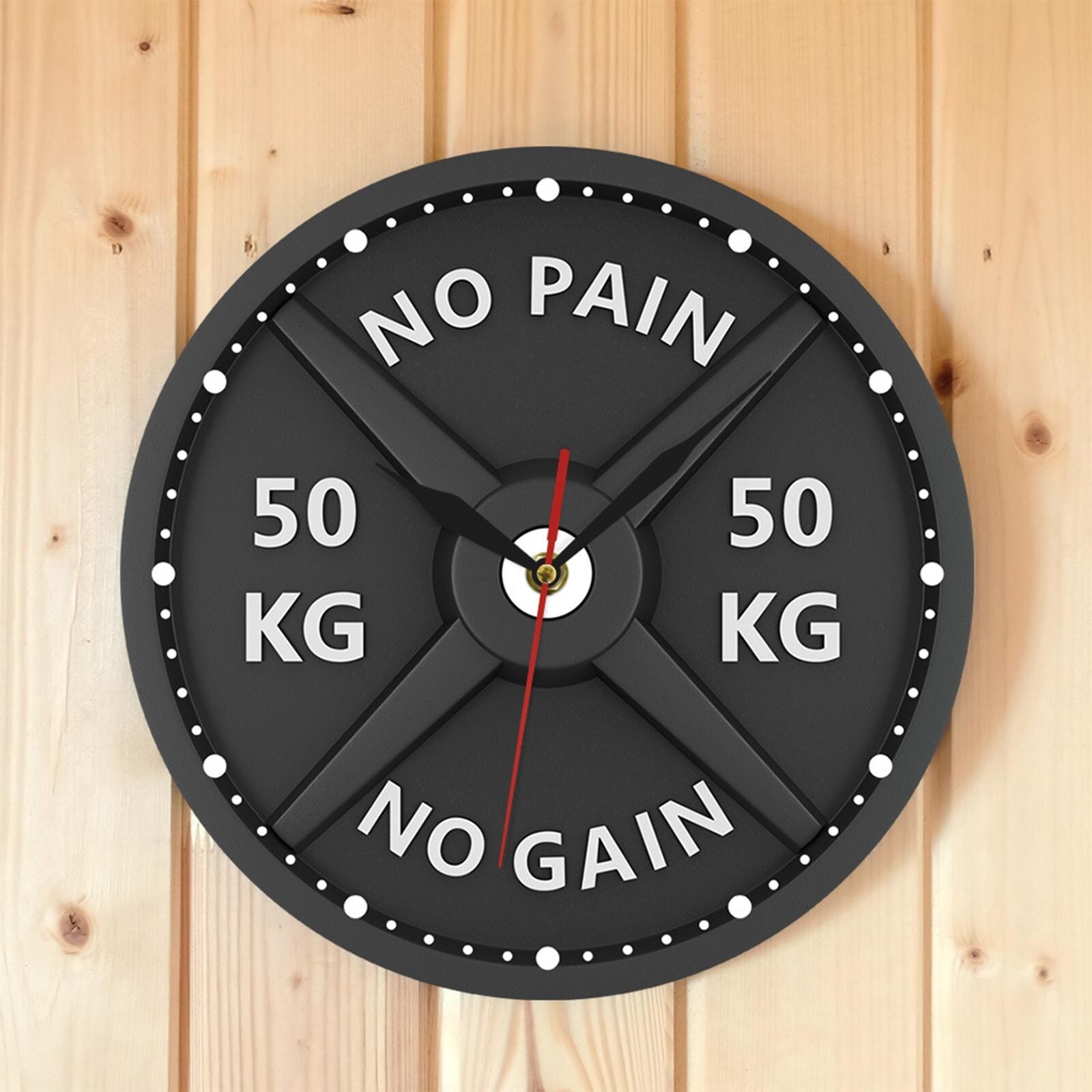 【Fire New】 Gym Wall Clock Decoration