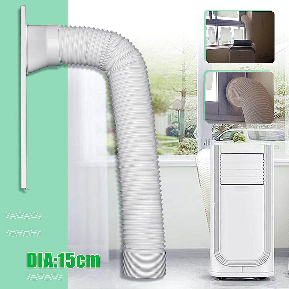 2M Air Conditioner Exhaust Hose 6'' Diameter + Window Adaptor + Window