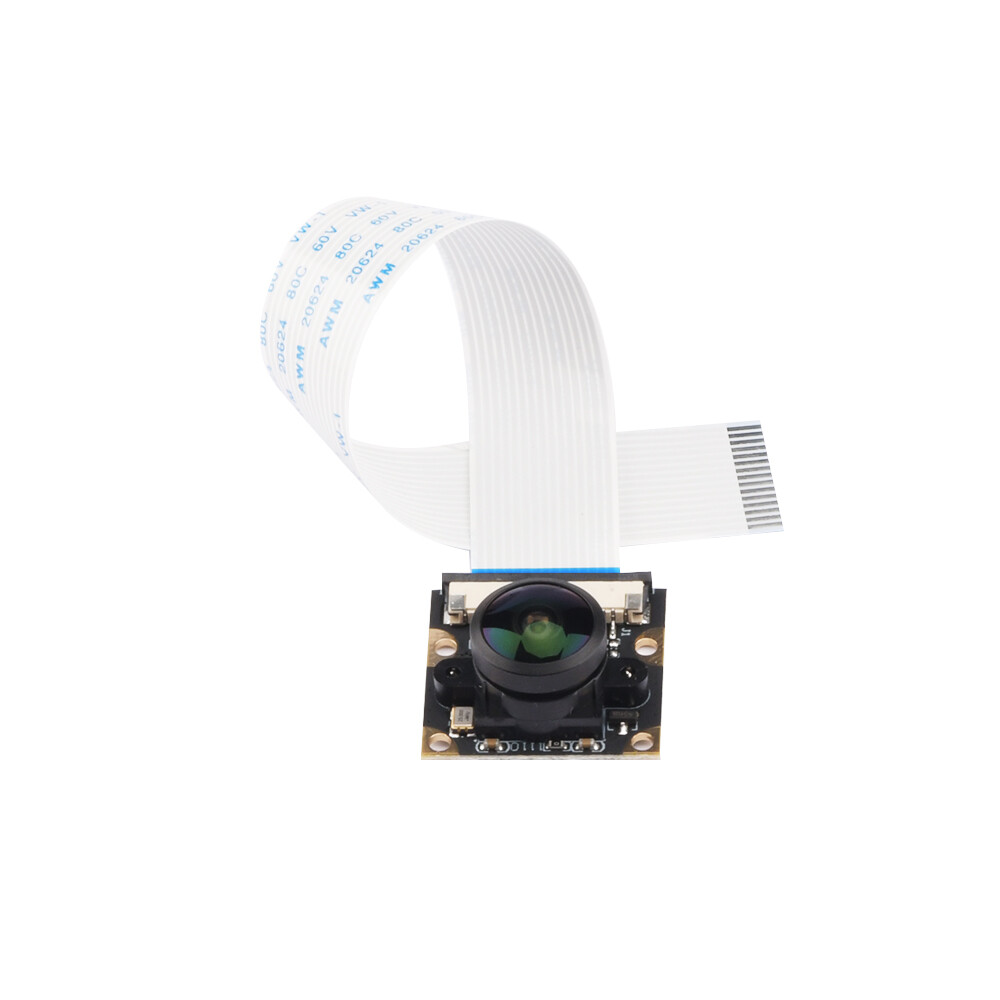 【Ready Stock &Free Shipping】Raspberry Pi 3/4 Generation Camera Module OV5647 Camera 160 Degree Fisheye Wide-angle 5 Million Pixels