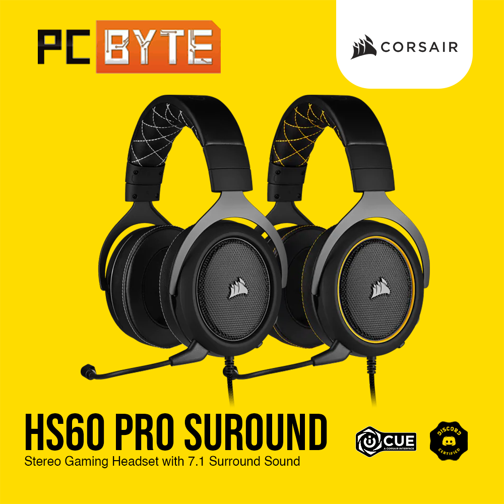 CORSAIR HS60 PRO SURROUND GAMING 