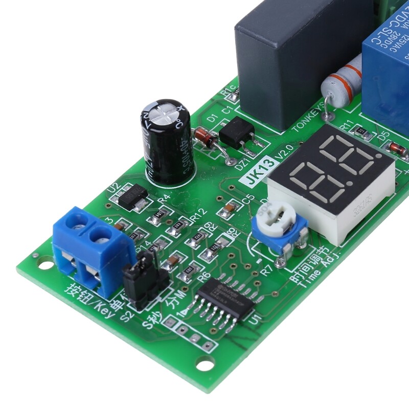 AC220V Delay Timer Switch Turn Off Board 0 Seconds-99 Minutes Delay Relay Module