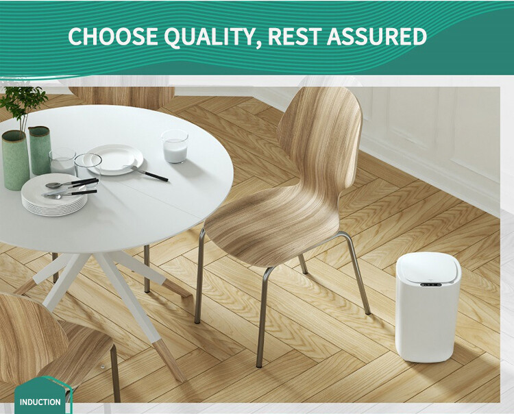 JIASHI Smart sensor trash can Automatic opening Sealed design No smell 12L Garbage classification can be used in the kitchen and bathroom of the household office