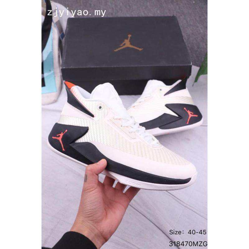 NIKEE_ Air Jordan Terbang Lockdown Pfx Asli Pria Olahraga Runner Jogger Gym Shoes