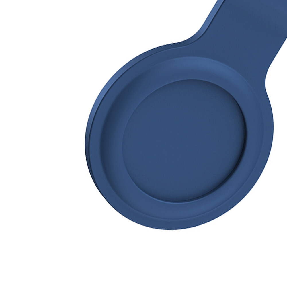 Portable Silicone Protective Cover with Keychain for Airtags Protective Case for Airtags