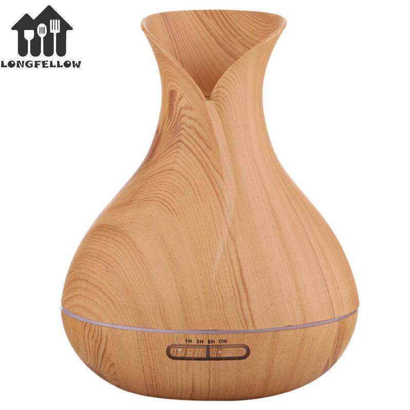 450ml USB Aromatherapy Oil Diffuser Wood Electric Ultrasonic Air Humidifier Singapore