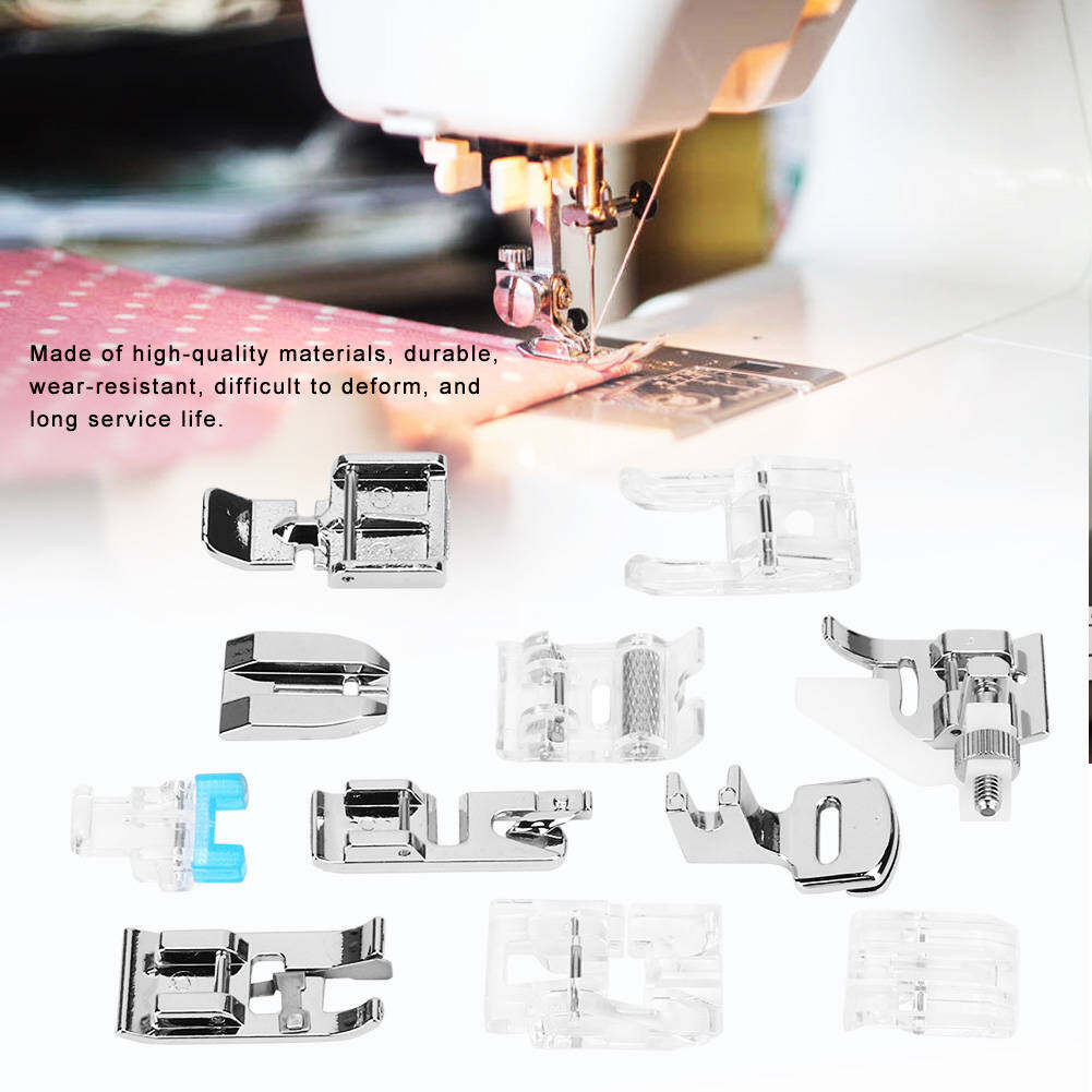 11Pcs/Set Multifunction Household Sewing Machine Presser Foot Tool Kit Accessory