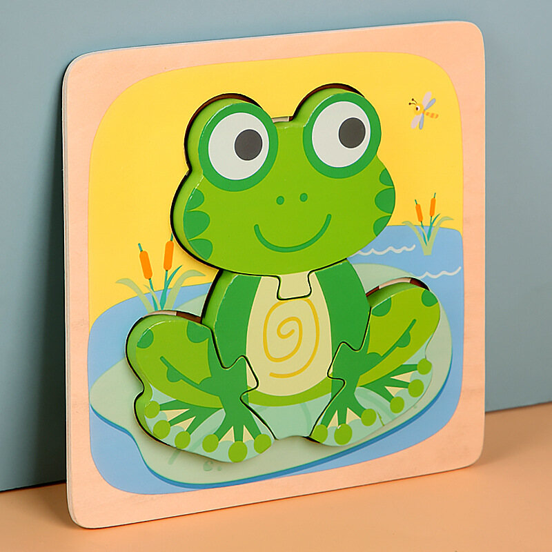 Children's Puzzle Grasp Board (Wooden Educational Puzzle)